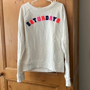 Crew cuts girls sweatshirt - white - great condition -